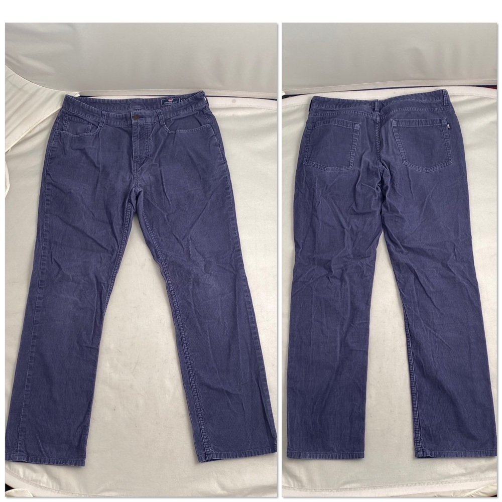 Vineyard Vines blue corduroy 5-pocket pants 34x32